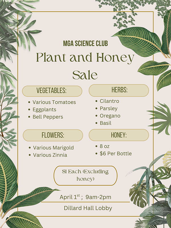 Flyer with same info as description